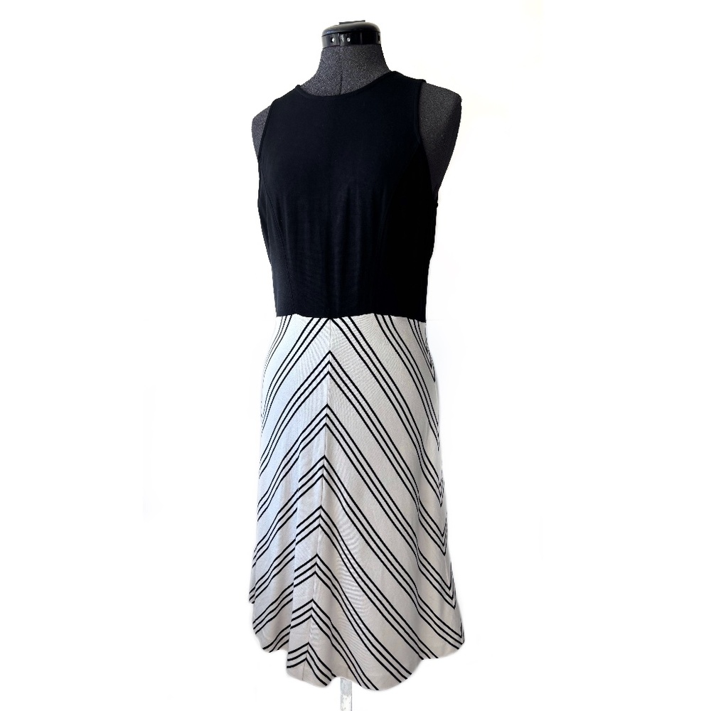 B&W Striped Dress